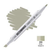 Маркер SKETCHMARKER GG6 Gray Green 6 (Серо-зеленый 6)