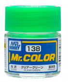 Mr. Hobby Краска 10 мл C138 CLEAR GREEN
