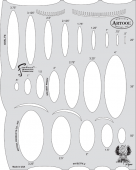 Трафарет Artool BLASTED FX TEMPLATE OVAL FX (FH BLTFX 2)