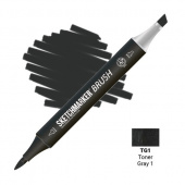 Маркер SKETCHMARKER Brush TG1 Toner Gray 1