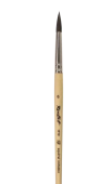 Кисть Roubloff серии 1F10 №6 синтетика, имитация волос белки, круглая, короткая ручка
