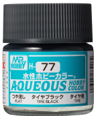 Mr. Hobby Краска 10 мл H77 TIRE BLACK