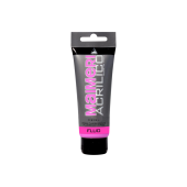 Краска акриловая Maimeri Acrilico Fluorescent Rose (Розовый флуоресцентный), 200 мл