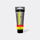 Краска акриловая Maimeri Acrilico Fluorescent Yellow (Желтый флуоресцентный), 75 мл
