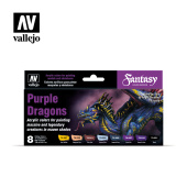72305 Набор красок Vallejo Purple Dragons