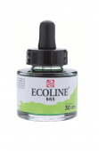 Акварель жидкая Ecoline банка 30 мл №665 Spring green (Зеленый весенний)