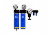 Huberth RP106002 Фильтр 2-х ступенчатый 0,1 мкм, с редуктором и манометром , для окрасочных работ, 12 бар