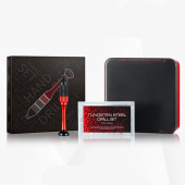 DSPIAE AT-SHD Алюминиевая ручная дрель с цанговым зажимом + набор сверл 10 шт. (0.3-1.2 мм)