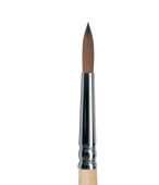 Кисть Roubloff серии 1052 №4, колонок, круглая с наполненной вершинкой, длинная ручка