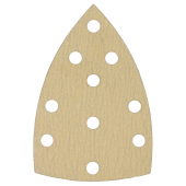 HANKO Шлифовальный треугольник на латексной бумажной основе Yellow Paper AP33M, 100x150 мм, 10 отв.