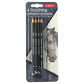 Derwent Набор чернографитных карандашей Sketching 4 шт. в блистере
