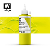 Краска Vallejo Acrylic Studio #930 Fluorescent Yellow (Желтый флуоресцентный), 200 мл