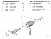 Graco 245145 Ремкомплект крана сброса давления