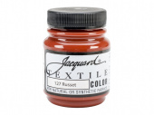 Нерастекающаяся краска по светлым тканям Jacquard Textile Colors красно-коричневая 127