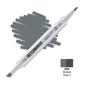 Маркер SKETCHMARKER SG4 Simple Gray 4 (Простой серый 4)