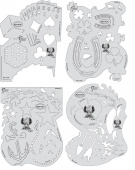 Трафарет Artool BLASTED FX MINI SERIES SET (FH BLTFX 7 MS)