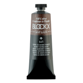Сиена жженая темная, краска масляная Blockx, 35 мл