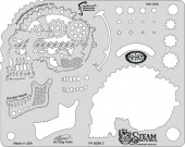 Трафарет Artool Steam Driven Template Tick Tock (FH SDSK 2)