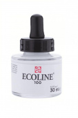 Акварель жидкая Ecoline банка 30 мл №100 White (Белый)