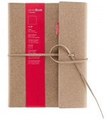 Transotype Блокнот в клетку SenseBook Red Rubber L, 20,5 x 28,5 см, A4, 158 страниц