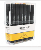 Набор Finecolour mini Brush 12 цветов Skin Set