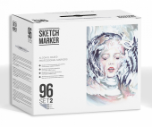 Набор маркеров Sketchmarker Set 2 (96 шт. + пластиковый кейс)