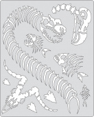 Трафарет Artool CURSE OF SKULL.PETTING ZOO FH SK 10