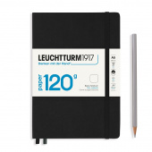 Leuchtturm1917 Блокнот 120g Edition Medium A5, 14,5*21, 101 л, без линовки, твердая обложка, черный