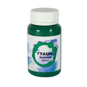 Гуашь Альбатрос оформительская зеленая, 100 мл