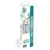Набор капиллярных ручек Sketchmarker Artist fine pen Light colors, 6 цв.