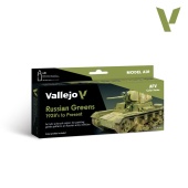 71613 Набор красок Vallejo Russian Greens (1928’s to Present) (8 цв.)