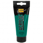 Краска акриловая Solo Goya Acrylic Basic 100 мл, зеленый темный