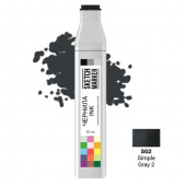 Чернила спиртовые SKETCHMARKER 22 мл цв. SG2 Simple Gray 2