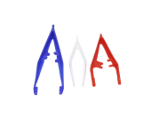 JAS 4110 Набор пластиковых пинцетов, 3 шт