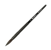 Кисть Roubloff серии Aqua black round №8, синтетика, имитация белки, круглая, короткая ручка
