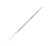 Кисть-лайнер Roubloff серии Aqua white liner №2, белоснежная синтетика, короткая ручка