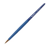 Кисть Roubloff серии Aqua blue round №6, коричневая синтетика, круглая, короткая ручка