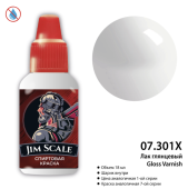Jim Scale 07.301X Лак глянцевый Gloss Varnish, 18 мл