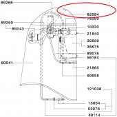 SATA 82594 Капюшон с креплением на липучке для маски Vision 2000