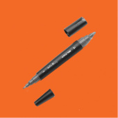 Маркер двусторонний акриловый Fat&Skinny FSTA-17 saffron orange