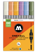 Набор маркеров Molotow ONE4ALL Acrylic Twin Pastel Modern Set (6 шт.)