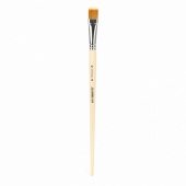 Кисть Альбатрос серии Хобби, из синтетики разной длины, плоская №16