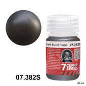 Краска спиртовая Jim Scale, цвет металлик Dark Burnt Metal, 30 мл