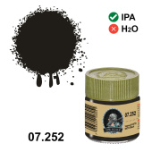 Краска спиртовая Jim Scale, цвет черный НАТО (NATO Black), 10 мл