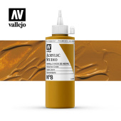 Краска Vallejo Acrylic Studio #8 Yellow Iron Oxide (Желтый оксид железа), 200 мл