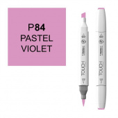 Маркер Touch Twin Brush 084 пастельный фиолетовый