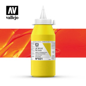 Краска Vallejo Acrylic Studio #931 Fluorescent Gold Yellow (Желто-оранжевый флуоресцентный), 1 л