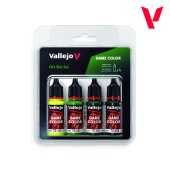 72391 Набор красок Vallejo Ork Skin Set (4 цв.)