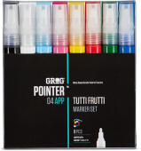 Набор маркеров Grog 04 APP Tutti Frutti (8 шт.)