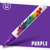 Маркер меловой Fat&Skinny 2-5 мм purple